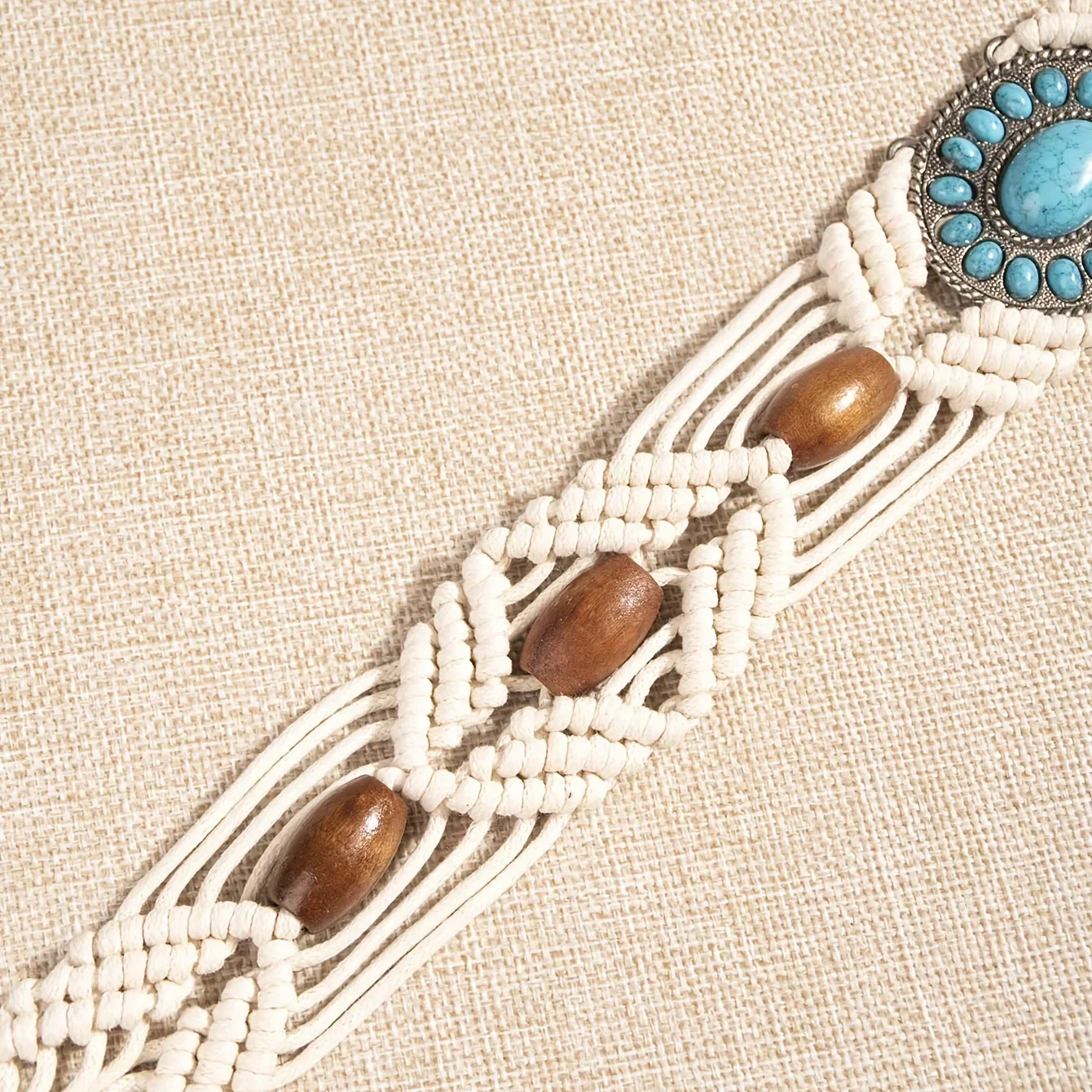 The Ancestral Waist Belt – Turquoise Thread of Protection - Image 5
