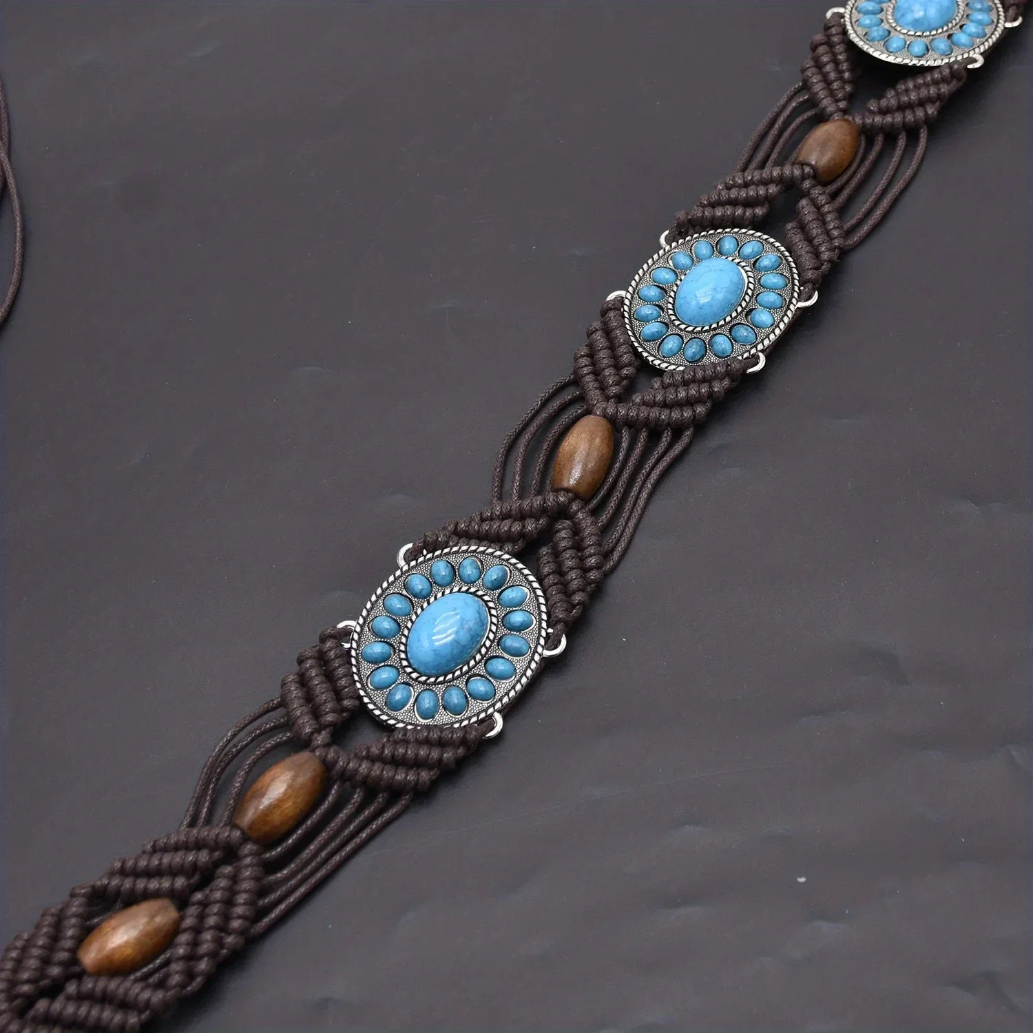 The Ancestral Waist Belt – Turquoise Thread of Protection - Image 9