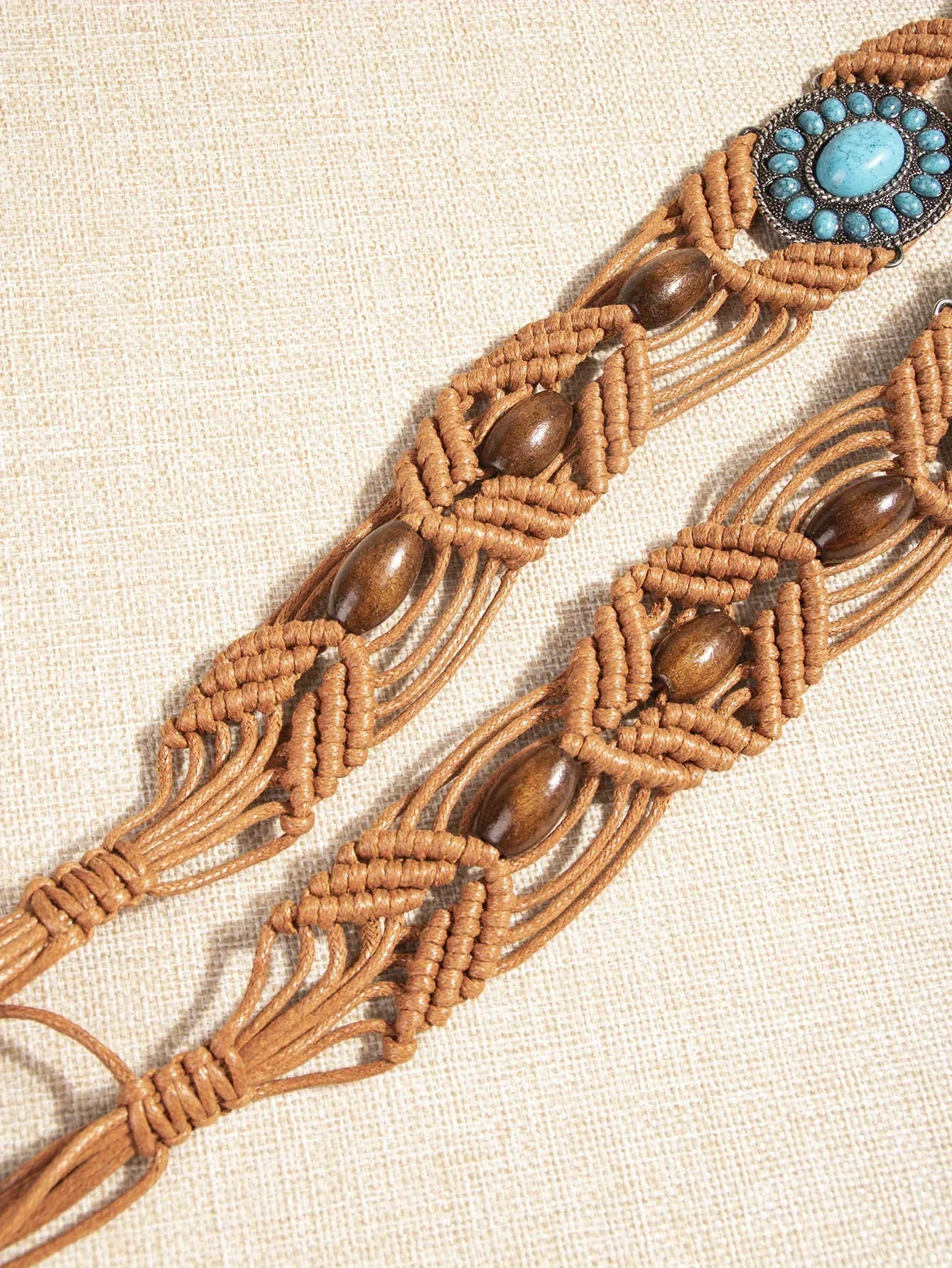 The Ancestral Waist Belt – Turquoise Thread of Protection - Image 8