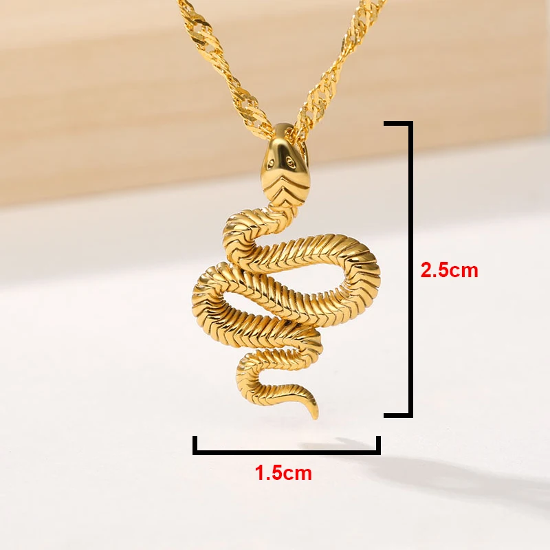 Golden Serpent Necklace - Image 6
