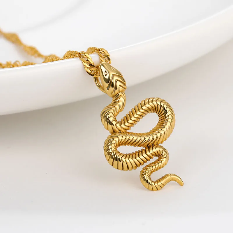 Golden Serpent Necklace - Image 5