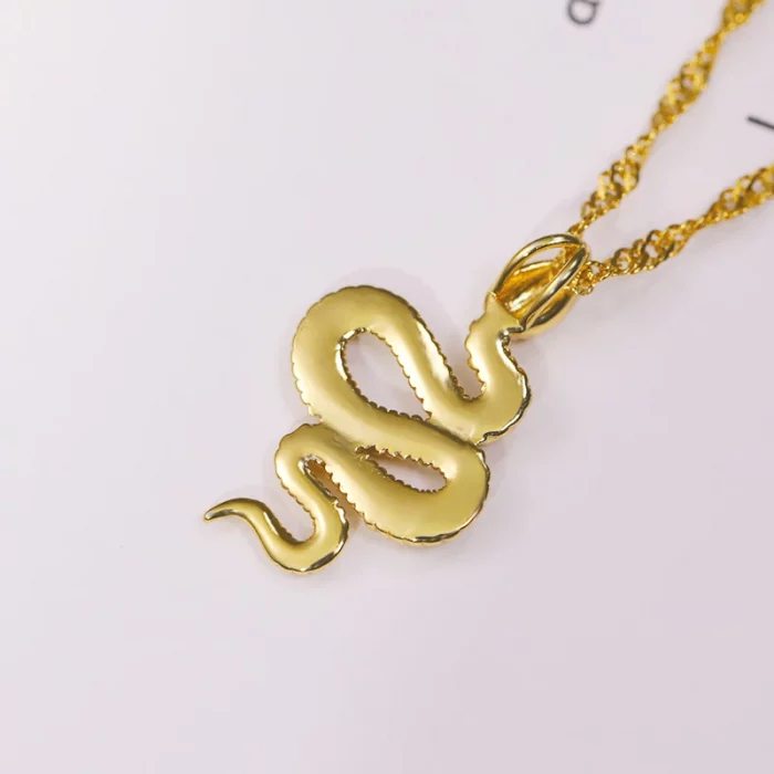 Golden Serpent Necklace - Image 7