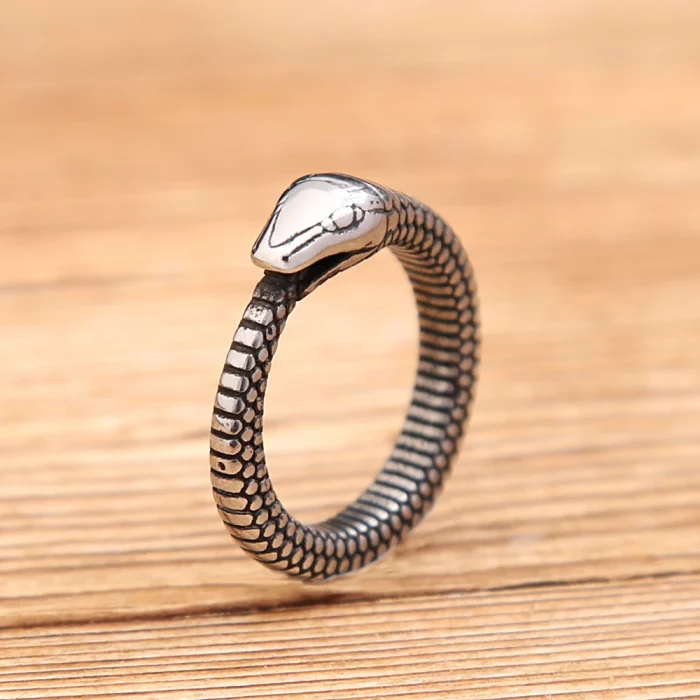 Viking Ouroboros Ring - Image 4