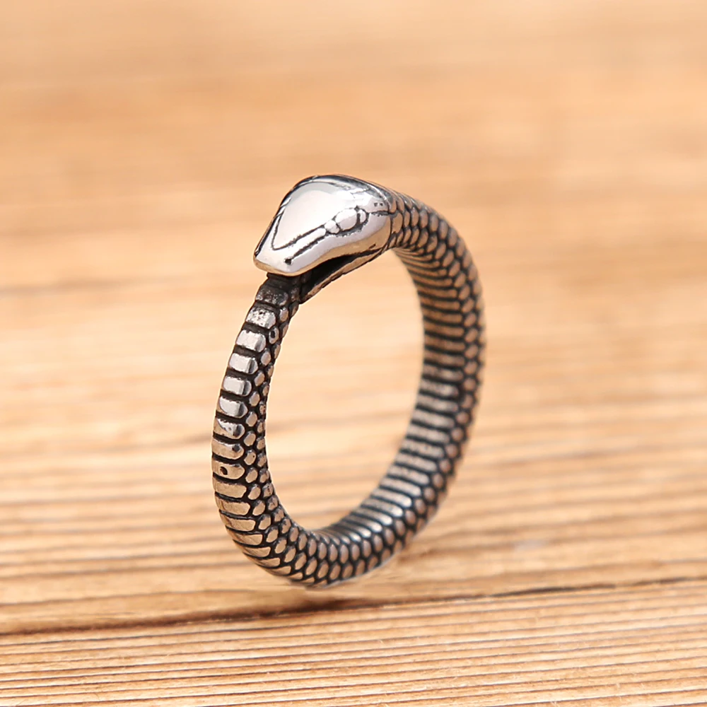 Viking Ouroboros Ring - Image 4
