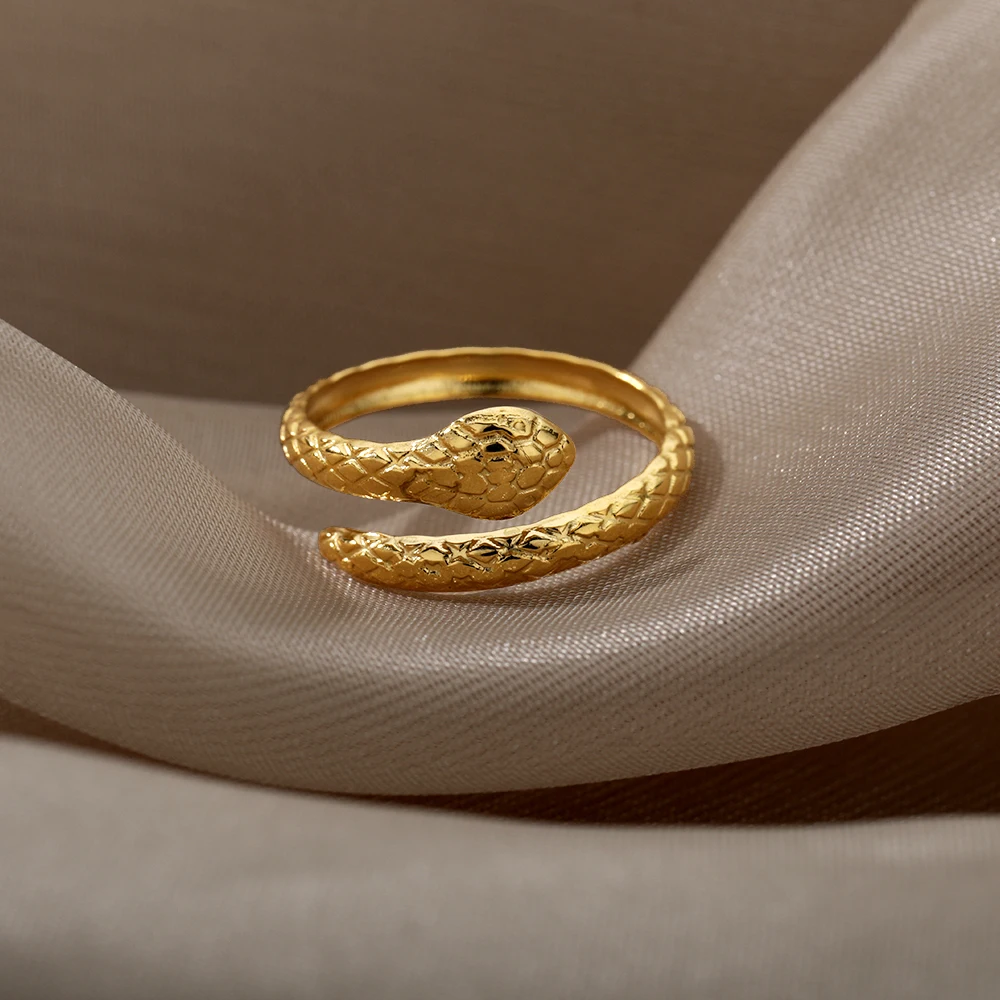 Delicate snake Stainless Steel Ring - Image 4