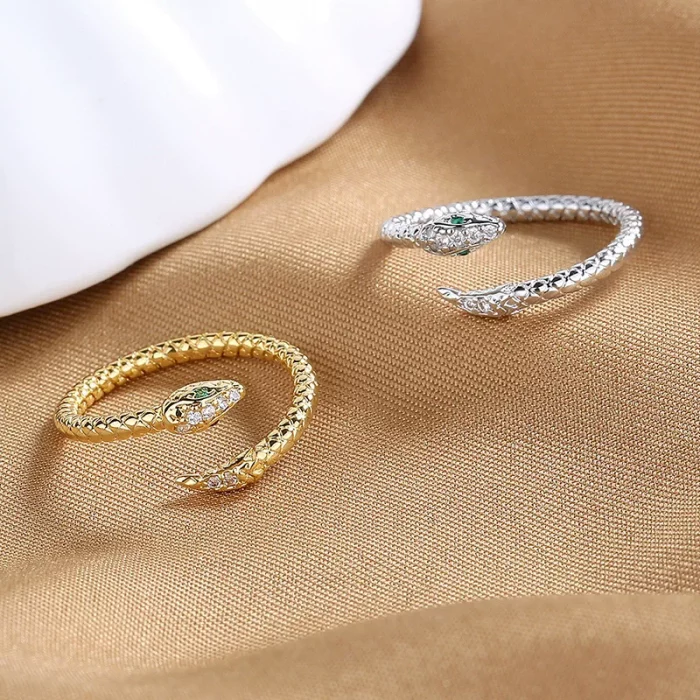 Stainless Steel Snake Rings - Image 3
