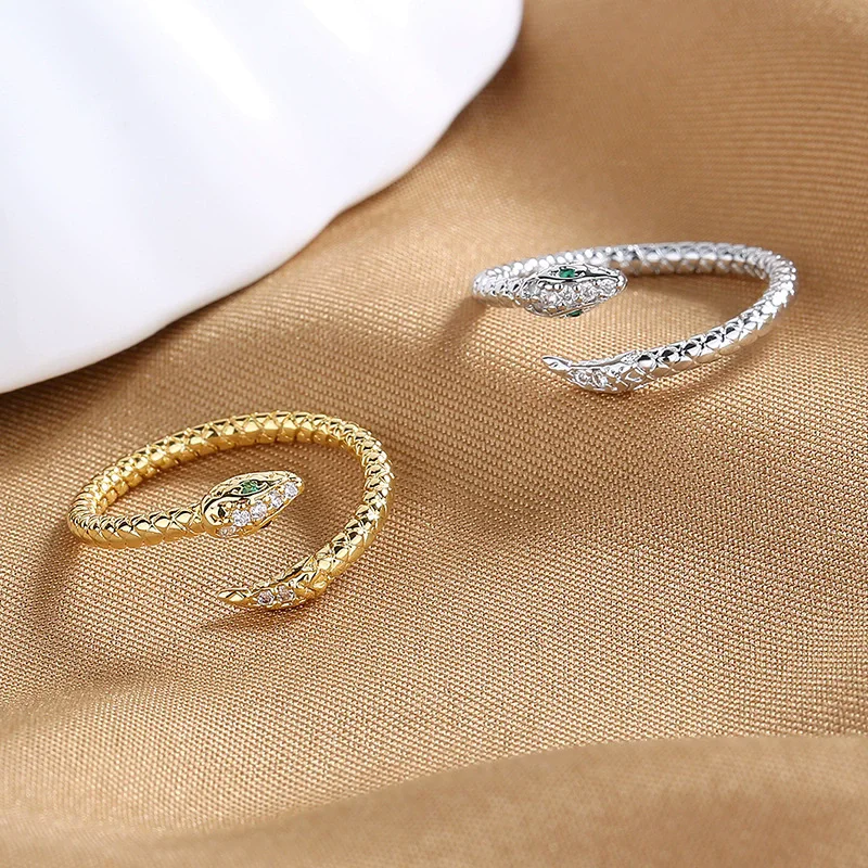 Stainless Steel Snake Rings - Image 3