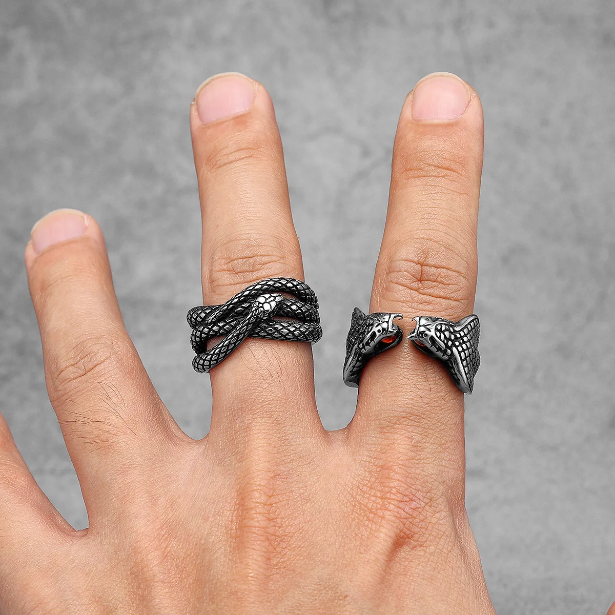 Cobra Snake Ring - Image 2