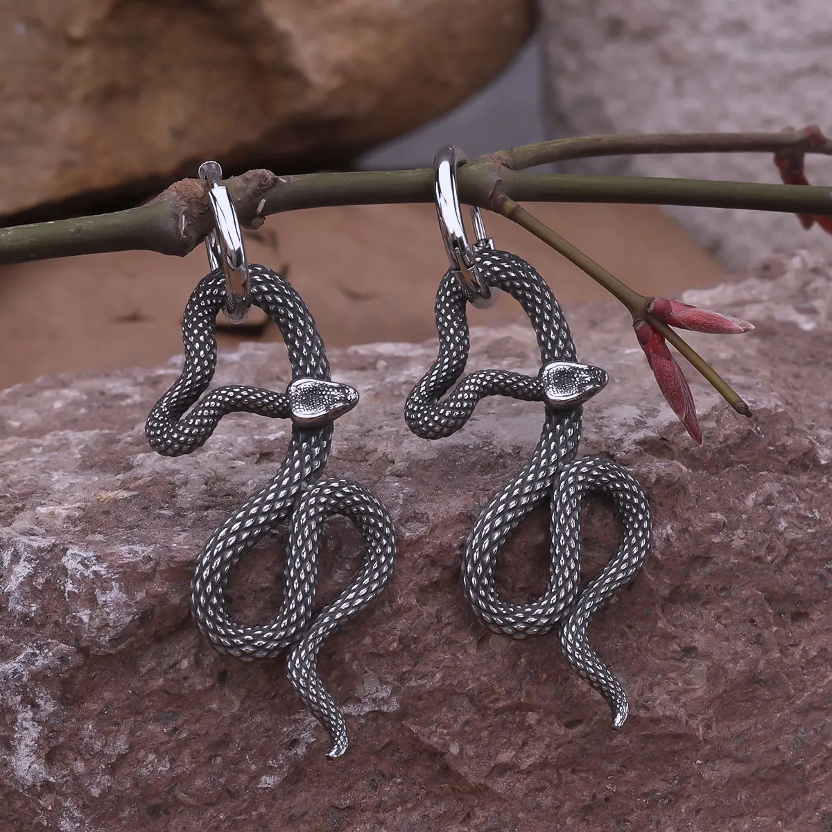 Serpent Collection Earrings & Cuff | Colección Serpiente | Stainless Steel Designs - Image 3