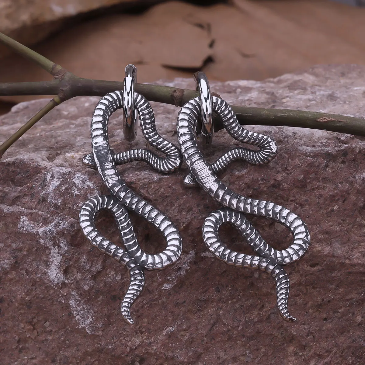 Serpent Collection Earrings & Cuff | Colección Serpiente | Stainless Steel Designs - Image 7