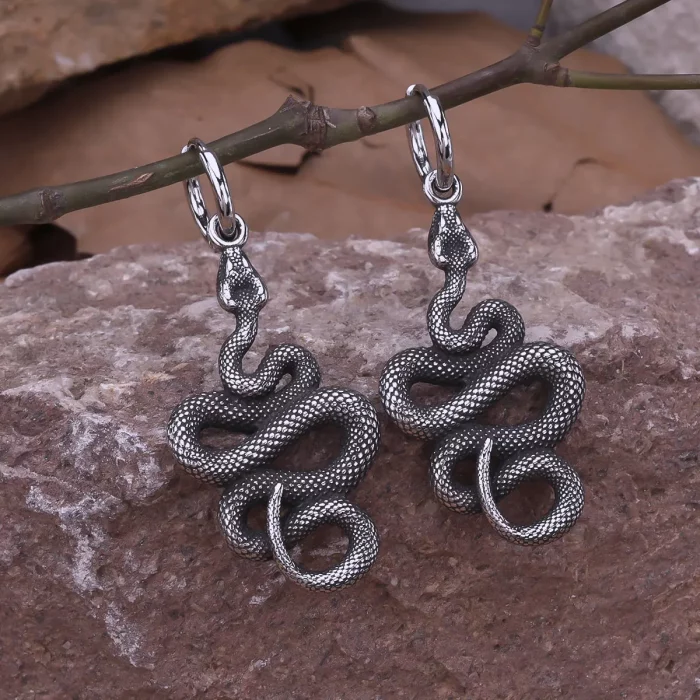 Serpent Collection Earrings & Cuff | Colección Serpiente | Stainless Steel Designs - Image 4