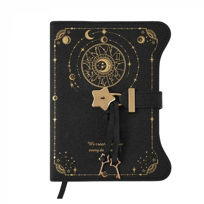 Mystical Love Lock Diary – 360 Pages PU Leather Journal with Key | Spellbook, Grimoire, Notebook - Image 7
