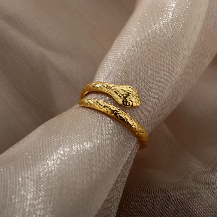Delicate snake Stainless Steel Ring - Image 5