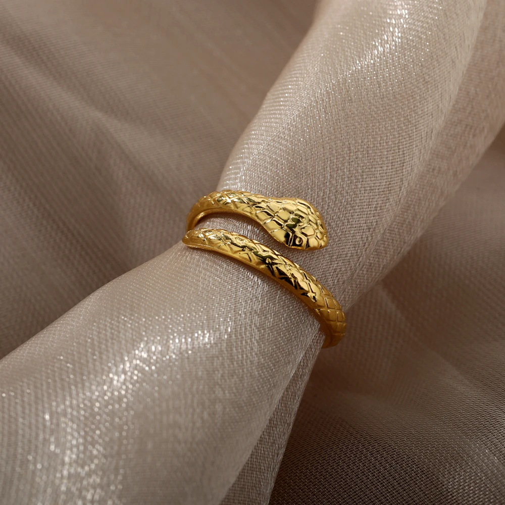 Delicate snake Stainless Steel Ring - Image 5