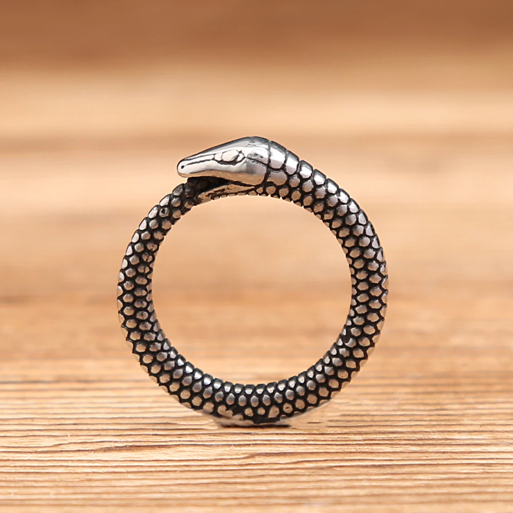 Viking Ouroboros Ring - Image 3