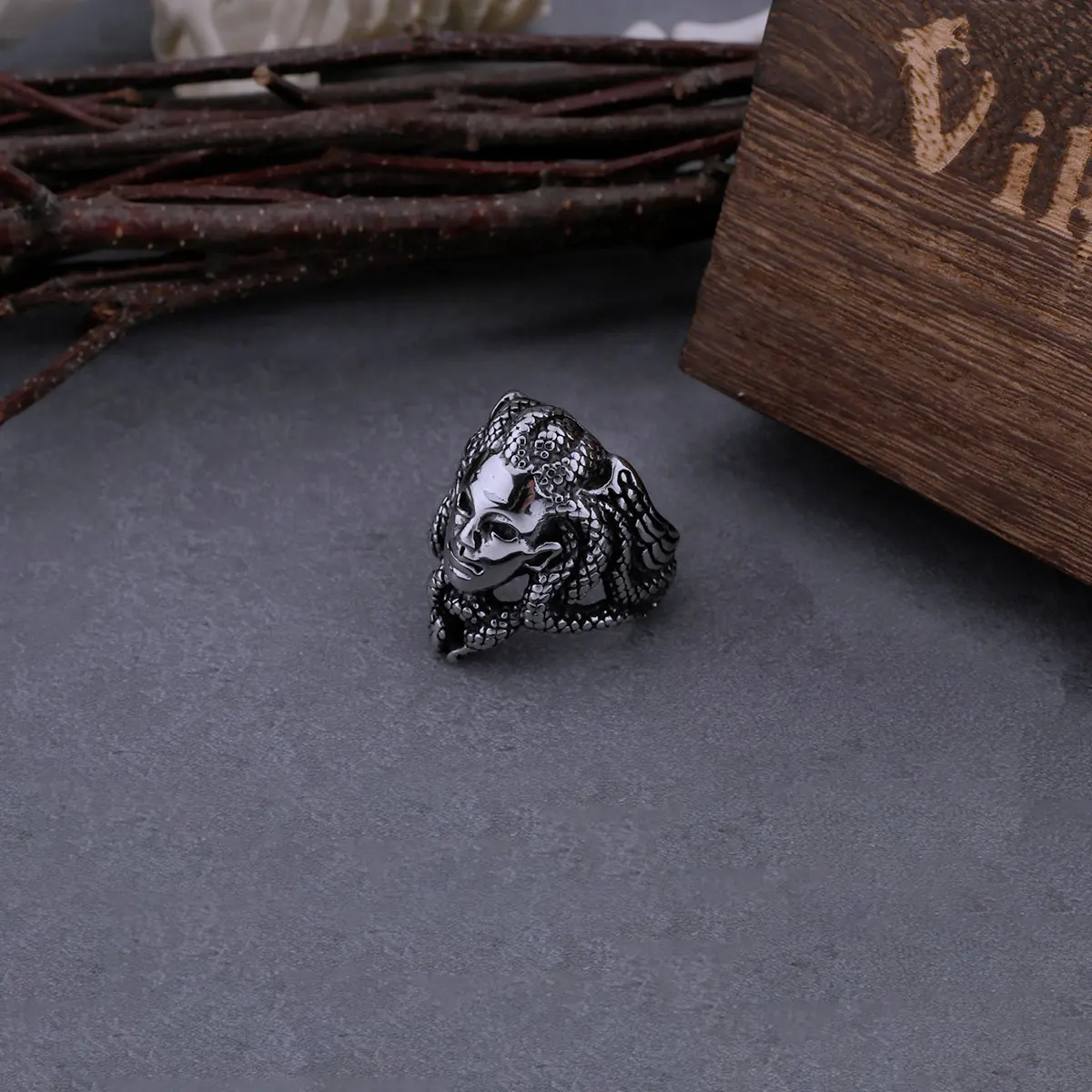 Medusa Ring Men and Women - Image 3