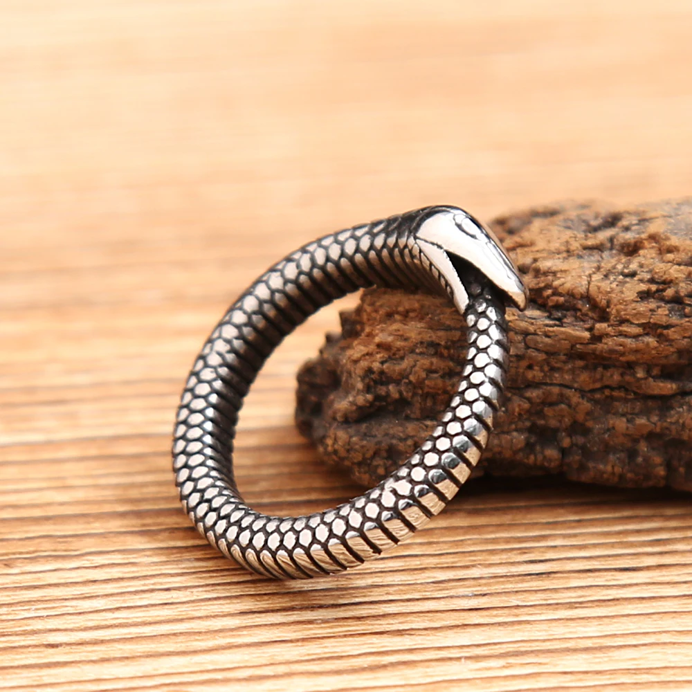 Viking Ouroboros Ring - Image 5