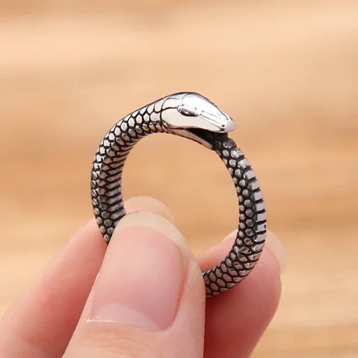 Viking Ouroboros Ring