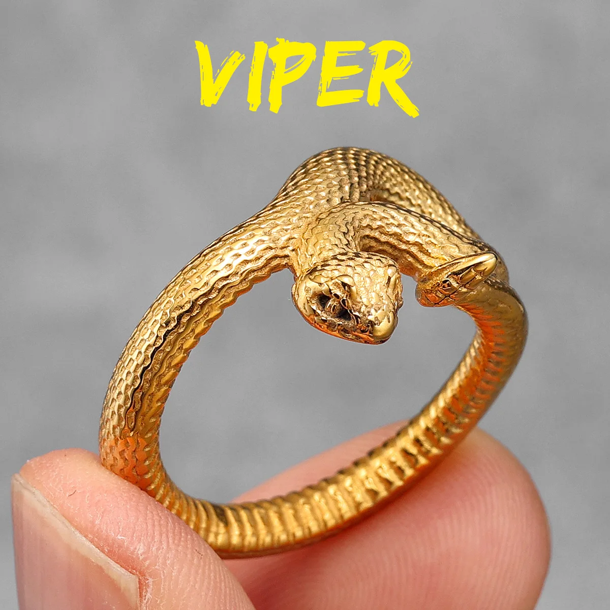Snake Men Rings Stainless Steel - Image 12