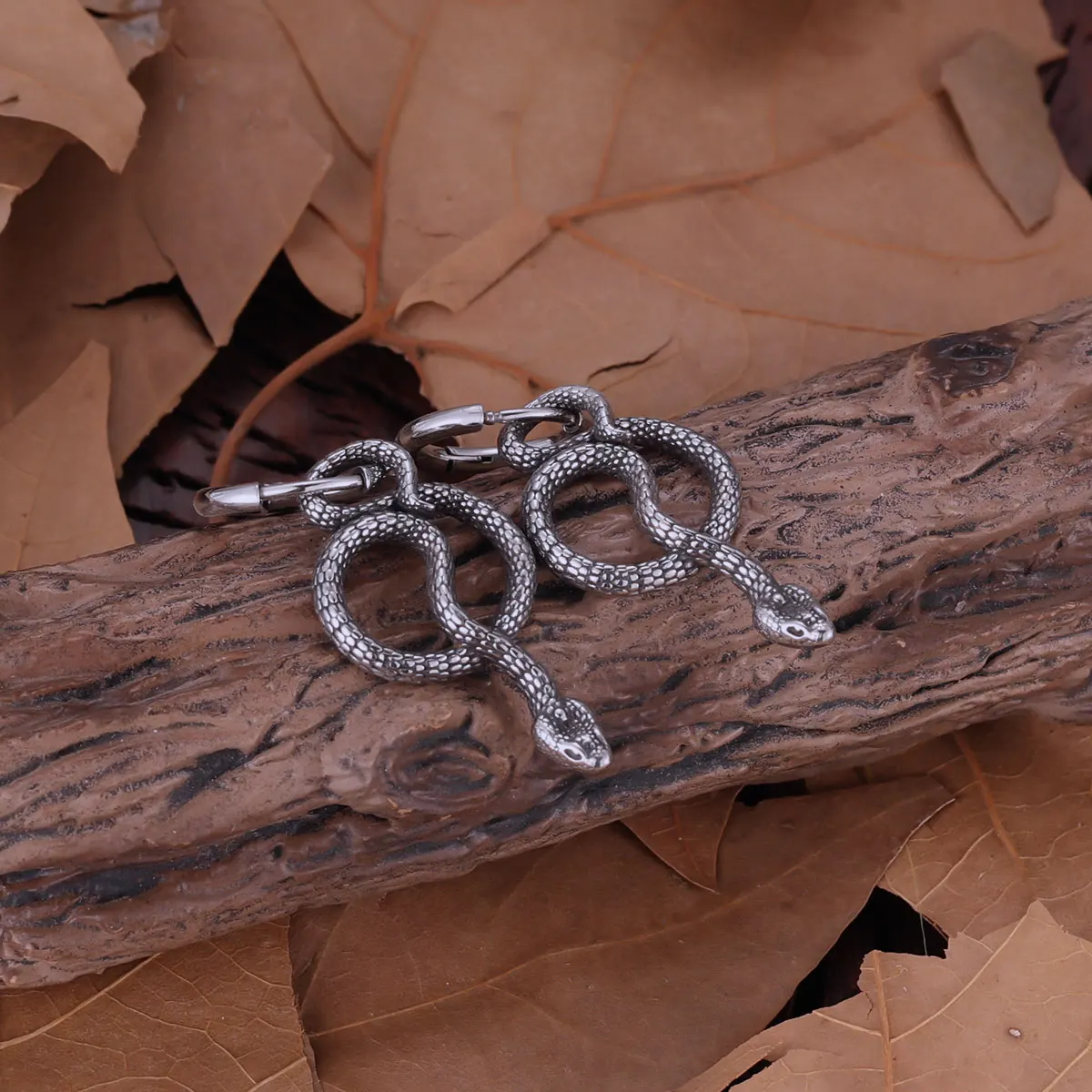 Serpent Collection Earrings & Cuff | Colección Serpiente | Stainless Steel Designs - Image 6