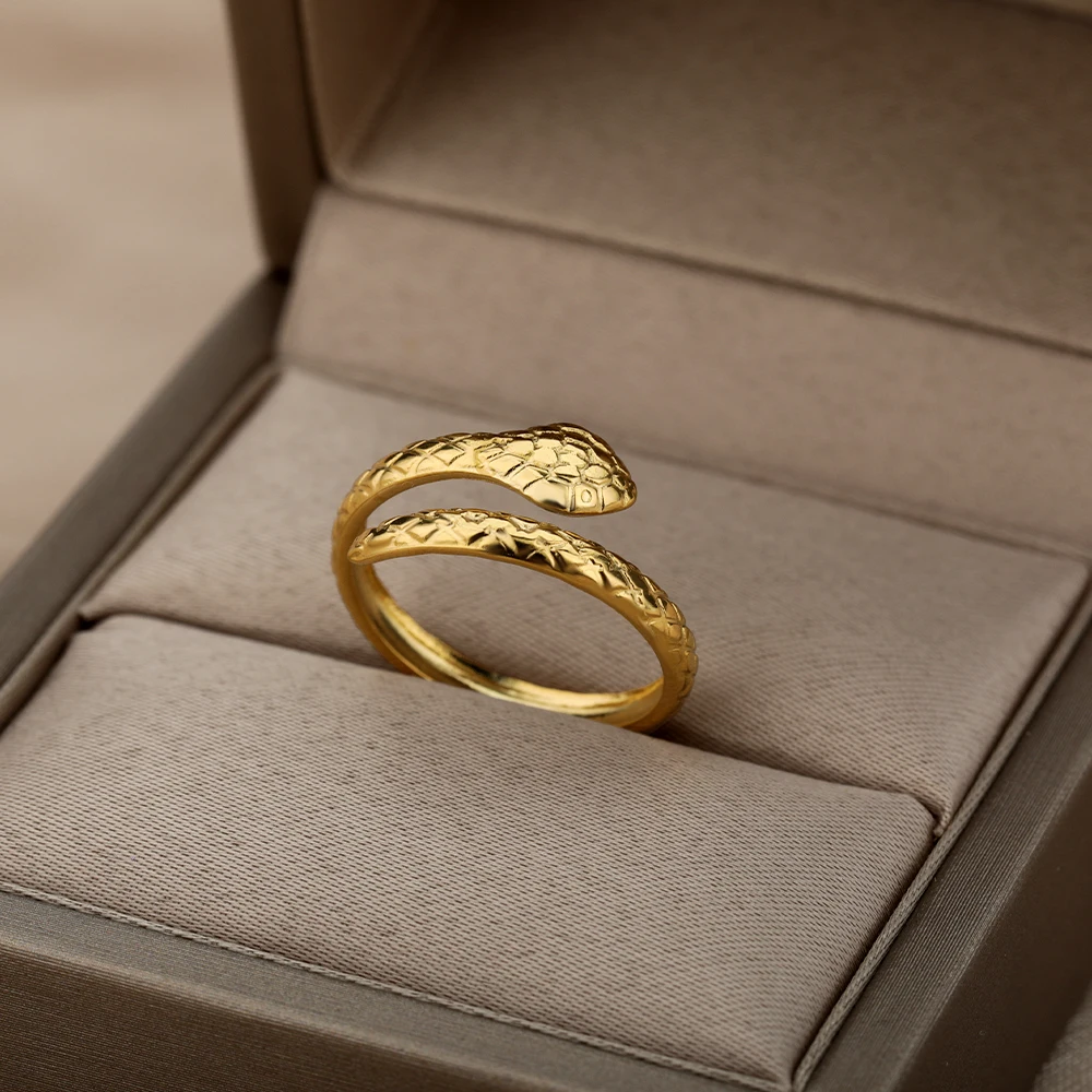 Delicate snake Stainless Steel Ring - Image 2