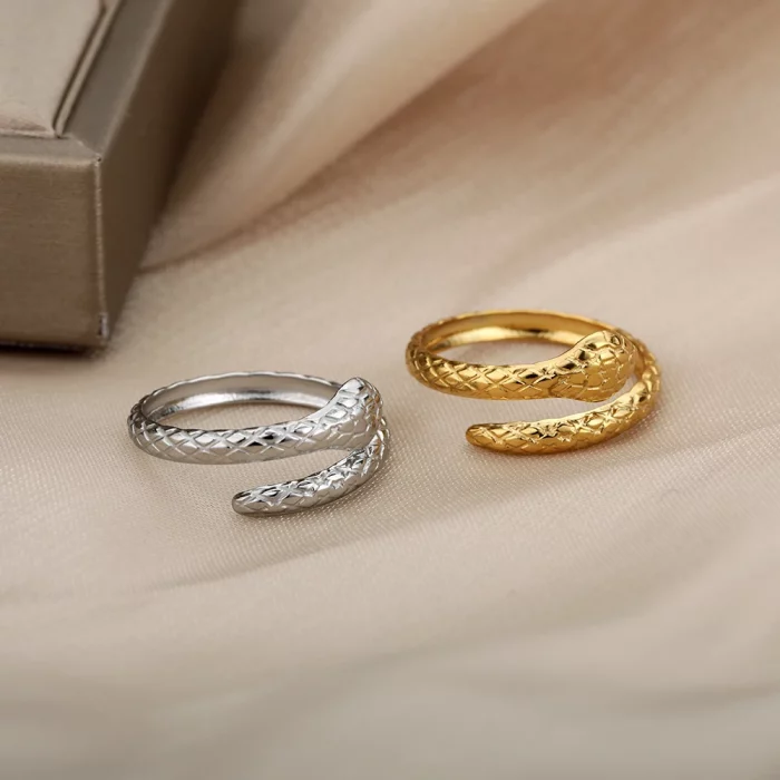 Delicate snake Stainless Steel Ring