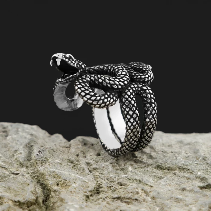 Stainless Steel Snake Ring