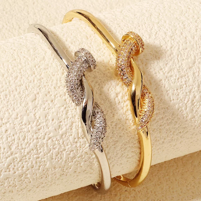 Golden Serpent Bangle | Brazalete Dorado Serpiente | Stainless Steel - Image 12