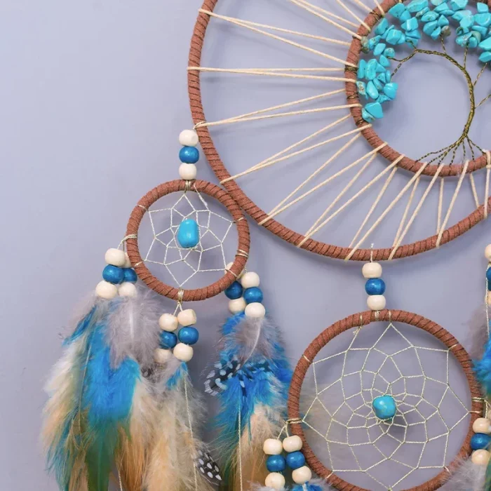 Sacred Tree of Life Dream Catcher – Guardian of Dreams & Ancestral Wisdom - Image 4