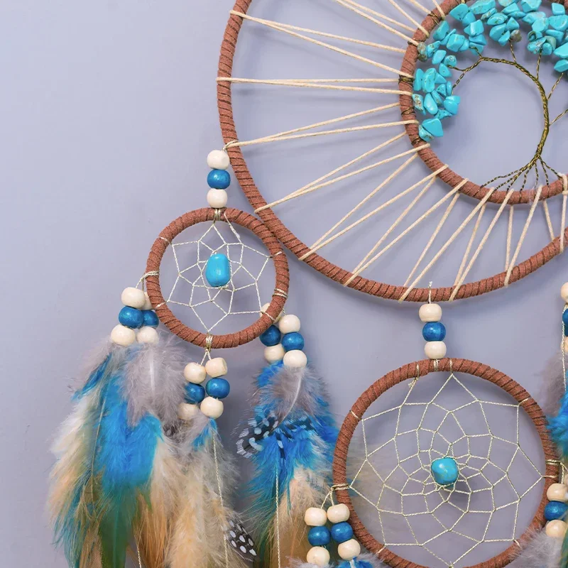 Sacred Tree of Life Dream Catcher – Guardian of Dreams & Ancestral Wisdom - Image 4