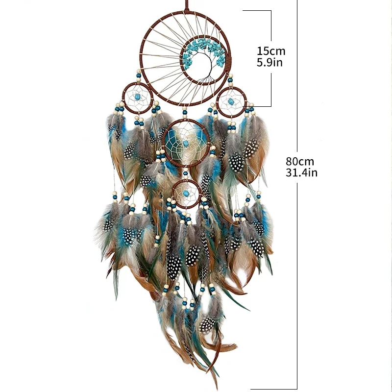 Sacred Tree of Life Dream Catcher – Guardian of Dreams & Ancestral Wisdom - Image 6