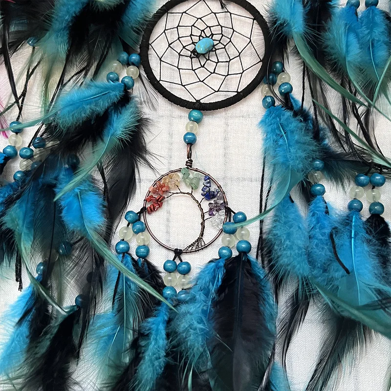 Sacred Tree of Life Dream Catcher – Guardian of Dreams & Ancestral Wisdom - Image 8