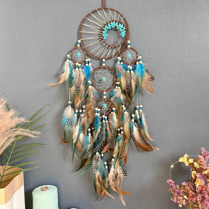 Sacred Tree of Life Dream Catcher – Guardian of Dreams & Ancestral Wisdom