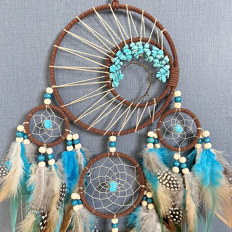 Sacred Tree of Life Dream Catcher – Guardian of Dreams & Ancestral Wisdom - Image 2